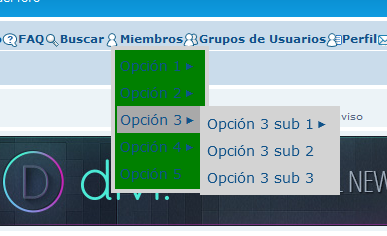 Menú desplegable multinivel para elementos de la navbar o sticky navbar Captur91