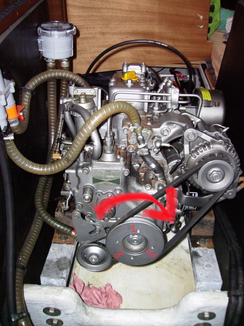 Réglage des culbuteurs sur les moteurs Yanmar 1GM 1GM10 2GM 2GM20 3GM 3GM20 3GM30 YM20 YM30 et ThermoKing F8a82710