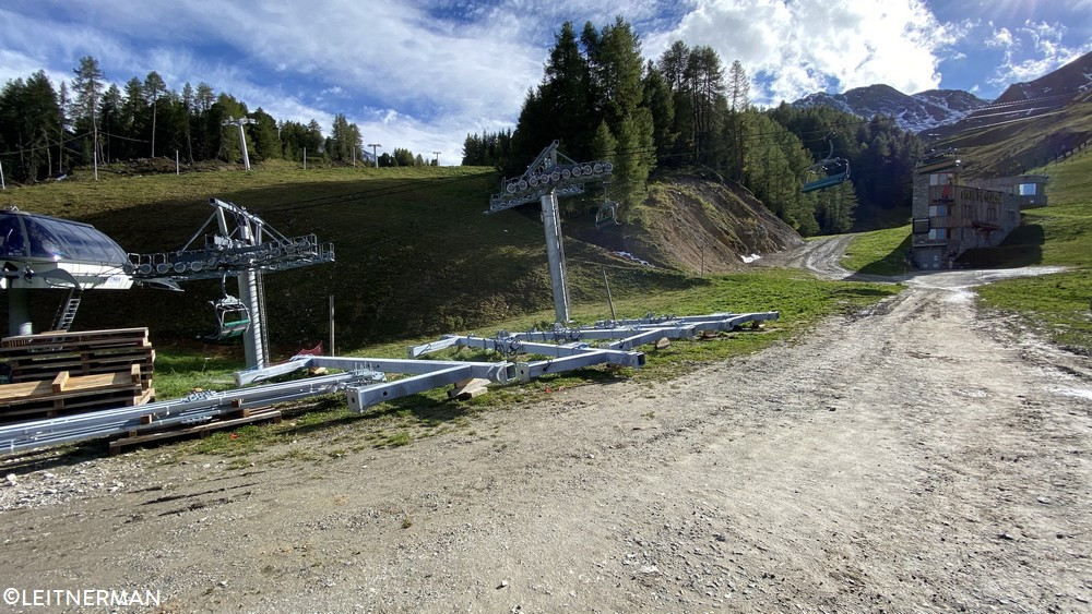 Construction télésiège débrayable TSD6 Lovatière | La Plagne 824