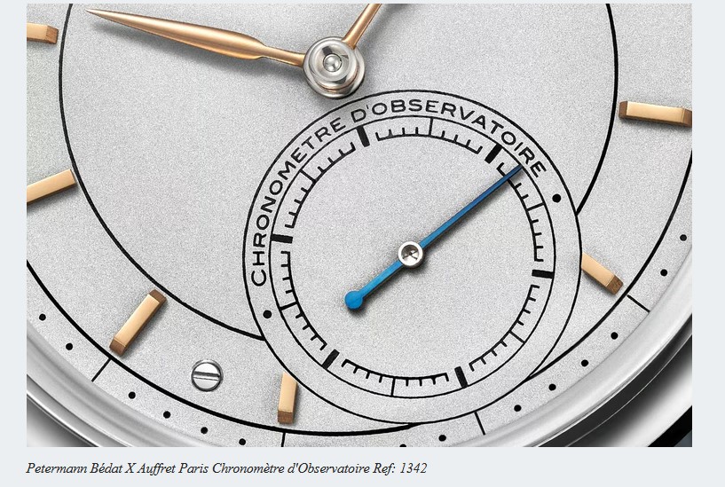 Petermann Bédat X Auffret Paris Chronomètre d’Observatoire Ref: 1342 pour « Only Watch 2023 » Captur34