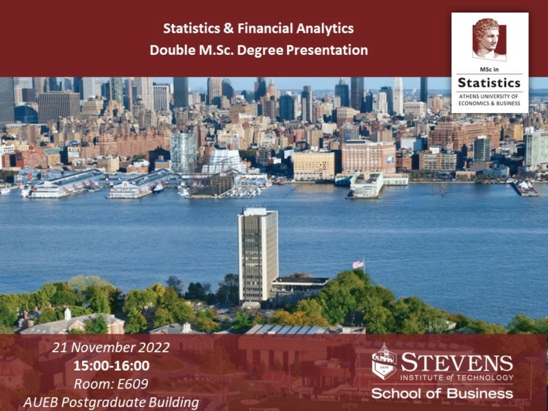 AUEB-Stats: Financial Analytics & Statistics Double M.Sc. Degree Presentation Dd_pre10