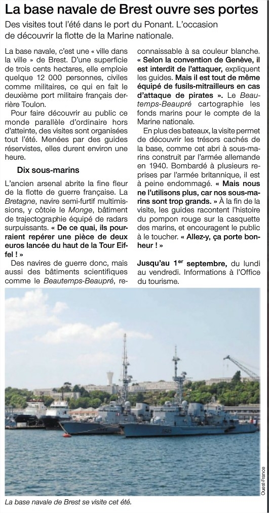 La base navale de Brest vous ouvre ses portes 15953511