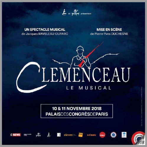"Clemenceau" musical les 10 et 11 novembre à Paris 97920010