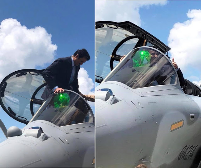 L'Emir du Qatar visite à son escadron Rafale à la BA 118 Dhxfsx10
