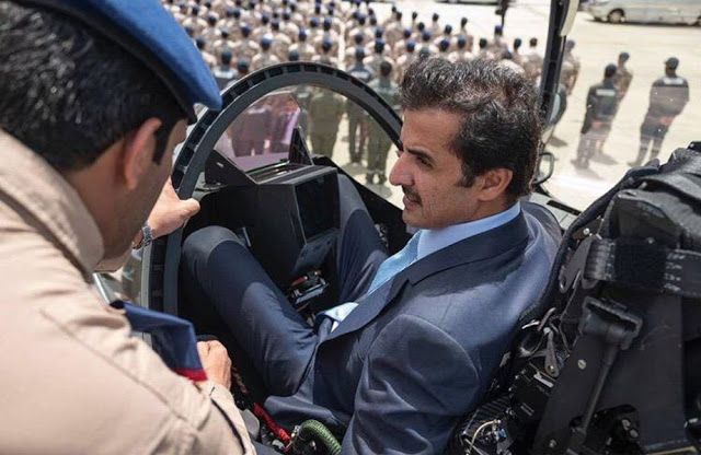 L'Emir du Qatar visite à son escadron Rafale à la BA 118 Dhxhwl10