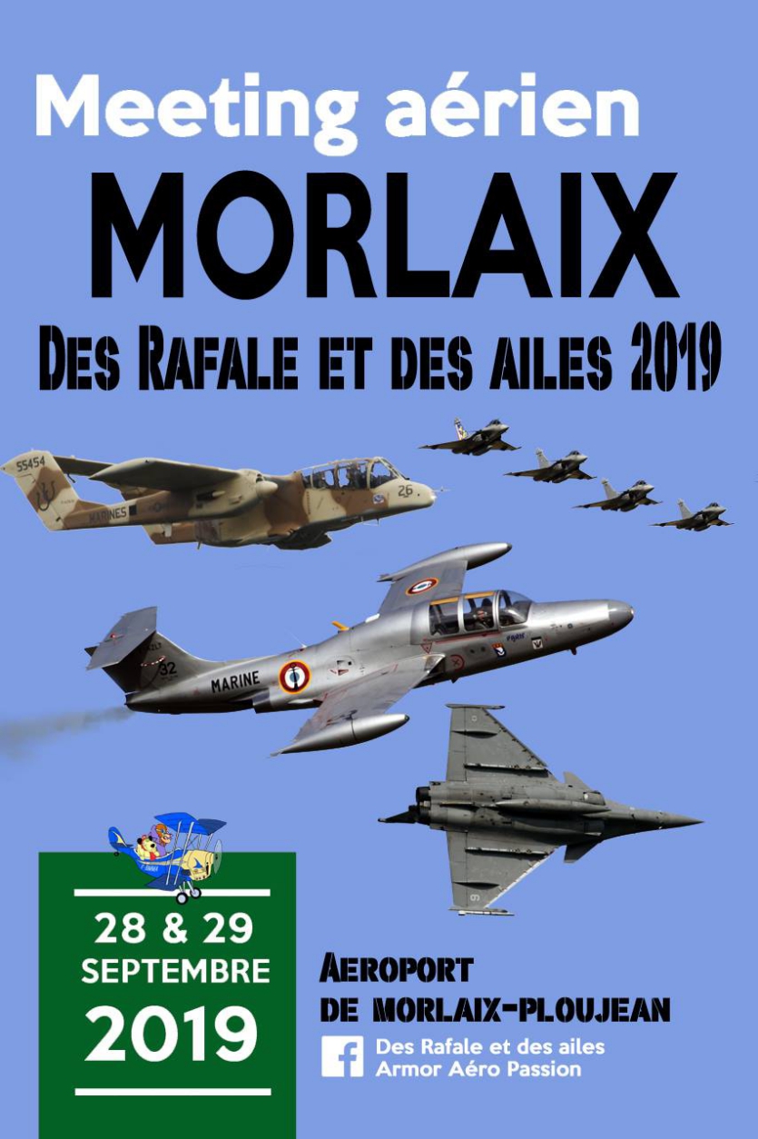 "Des Rafale et des ailes" les 28 et 29 septembre à Morlaix Morlai10