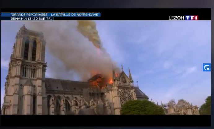 Replay Grands Reportages TF 1 : "La bataille de Notre-Dame" Scree289