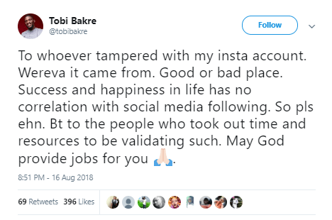 Tobi Bakre Accused Of Buying Fake Instagram Followers Media-11