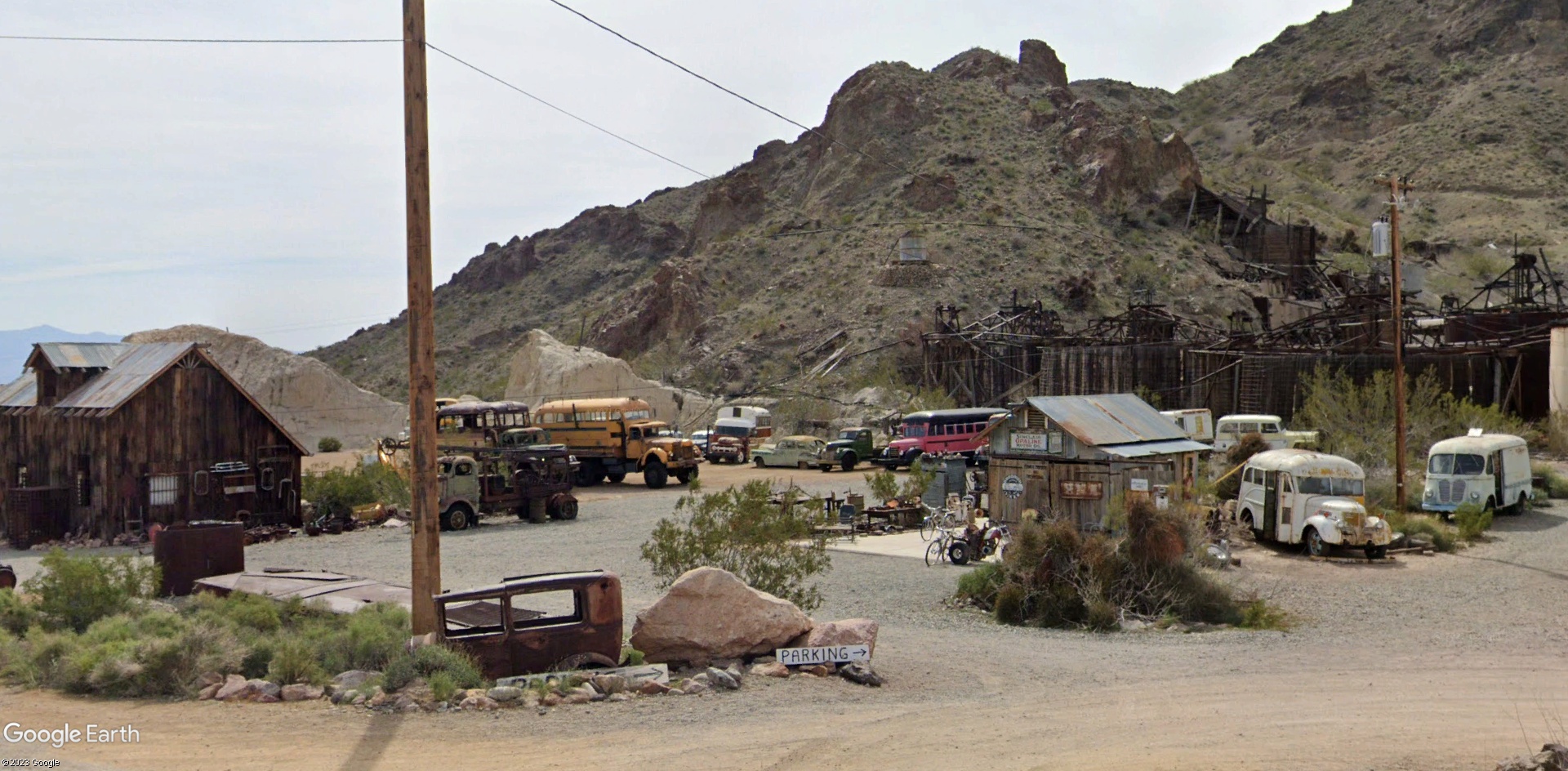 Techatticup. Une mine musée incroyablement photogénique. Nevada, USA. A2950