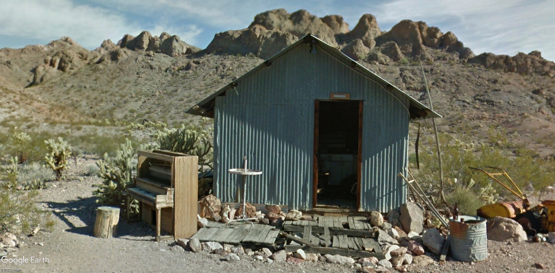 Techatticup. Une mine musée incroyablement photogénique. Nevada, USA. A2958
