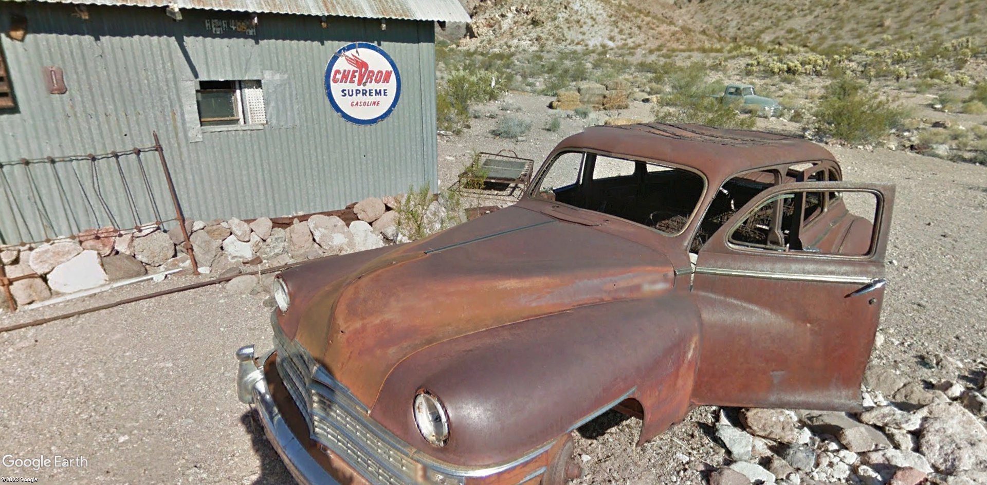 Techatticup. Une mine musée incroyablement photogénique. Nevada, USA. A2959