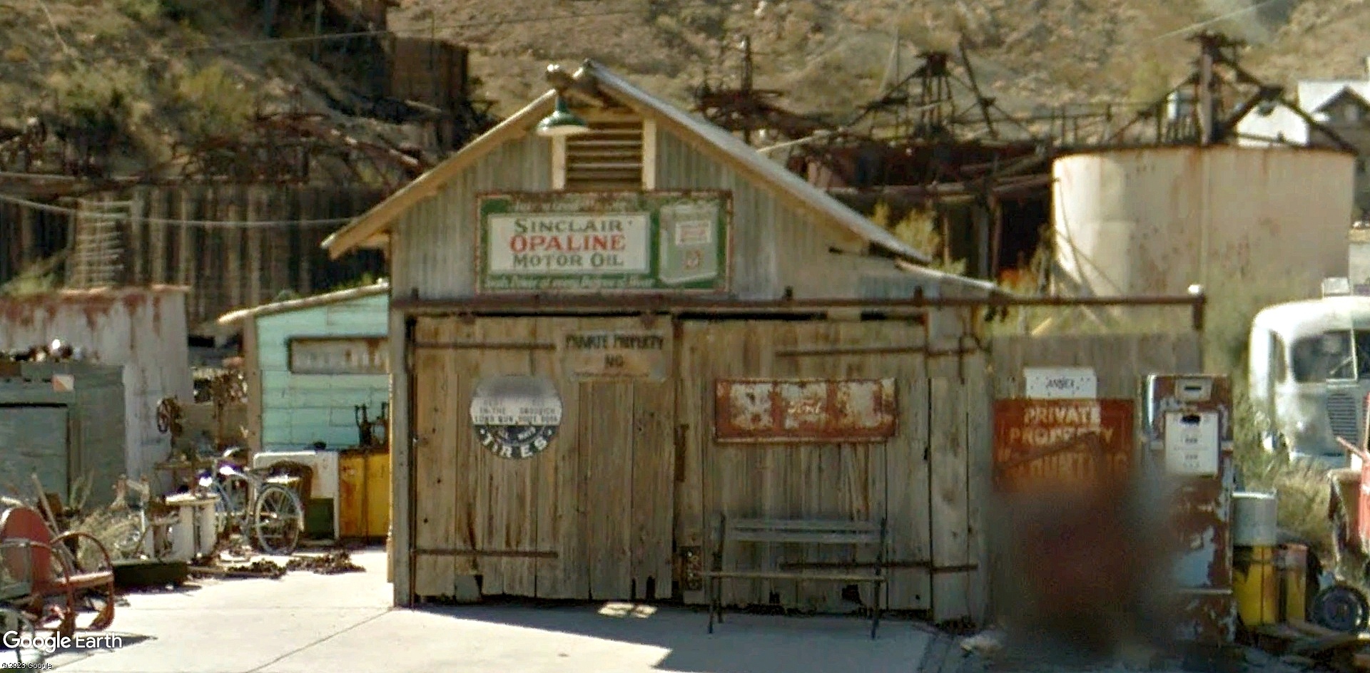 Techatticup. Une mine musée incroyablement photogénique. Nevada, USA. A2970