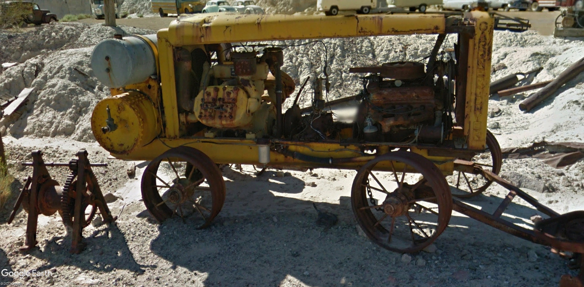 Techatticup. Une mine musée incroyablement photogénique. Nevada, USA. A2972