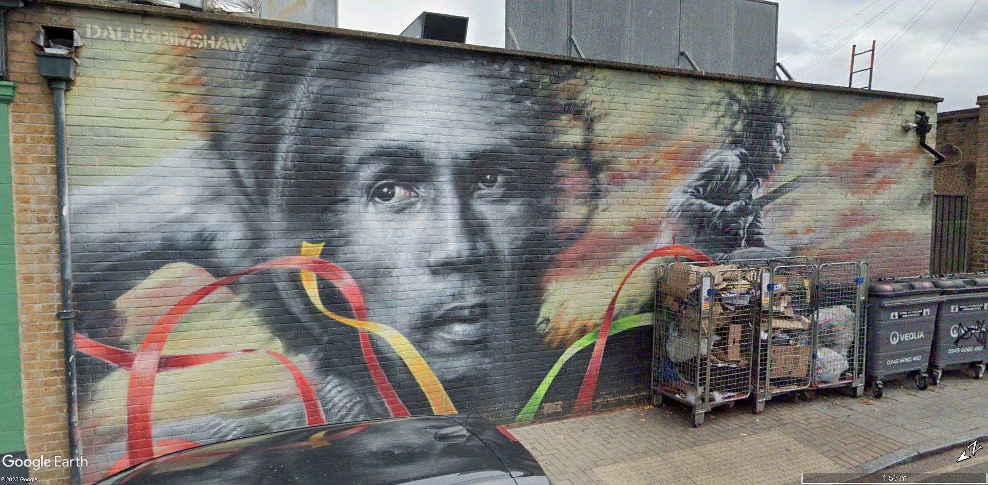 Bob Marley, Murals à travers le monde. A3229