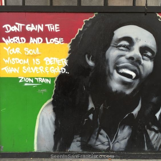 Bob Marley, Murals à travers le monde. A3250