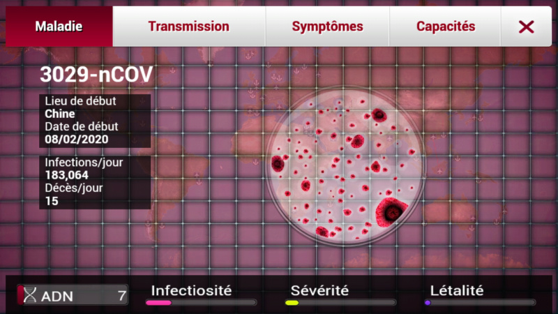 Plague Inc...une simulation de coronavirus. Screen30