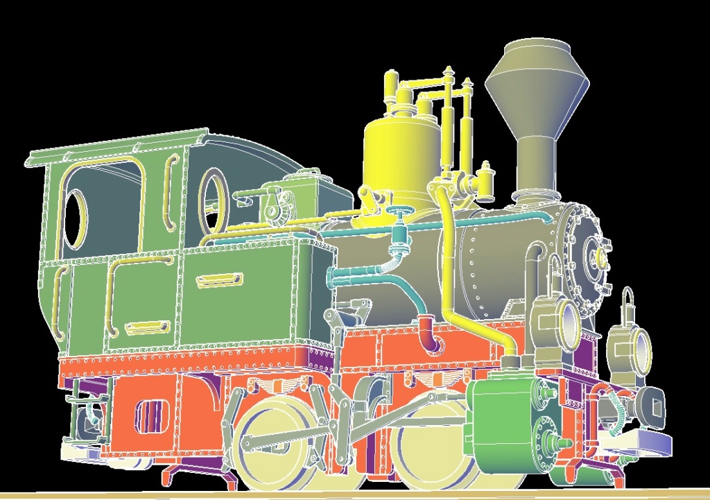 LOCO VAPOR impresa en 3D Loco-v15