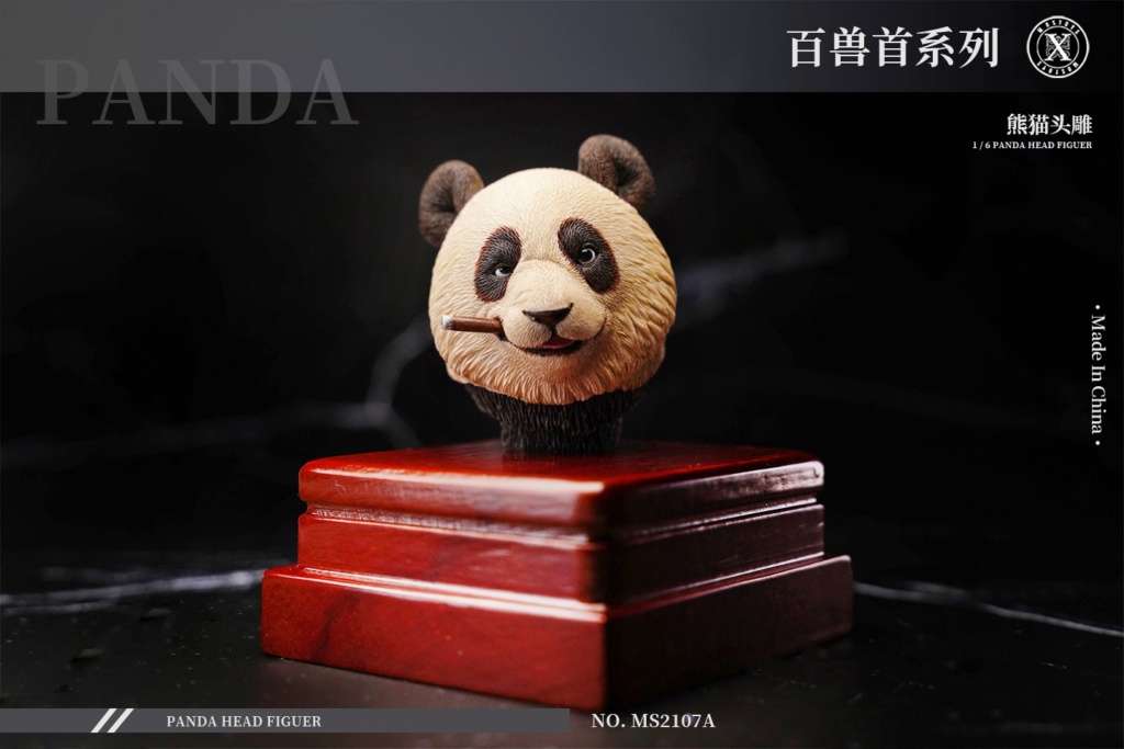 Panda - NEW PRODUCT: Mostoys: Beast Head Sculpture Series 7: 1/6 Panda Head Sculpture MS2107 00021211