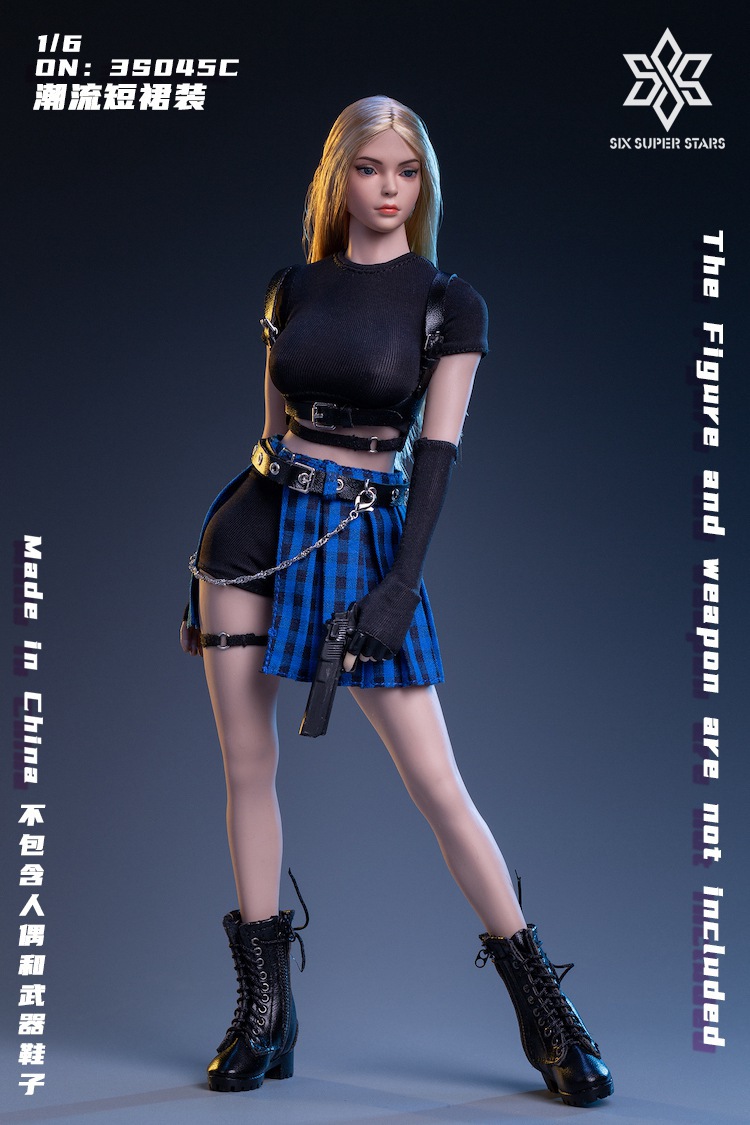 NEW PRODUCT: Hexagram/3SToys: 1/6 Street function outfit, shadow function outfit, trendy skirt outfit 00060111