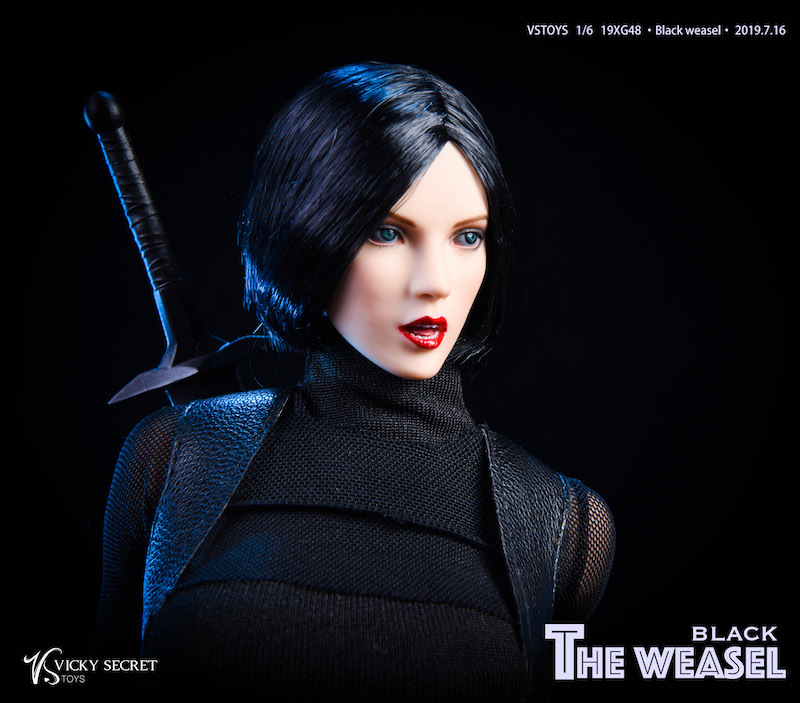 newproduct - NEW PRODUCT: VSTOYS: 1/6 Black Weasel Assassin - with head carving, no enveloping body 00215811