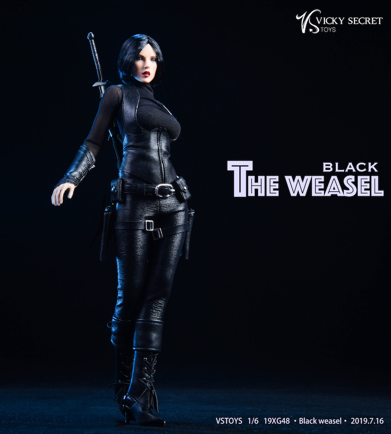 vstoys - NEW PRODUCT: VSTOYS: 1/6 Black Weasel Assassin - with head carving, no enveloping body 00220110