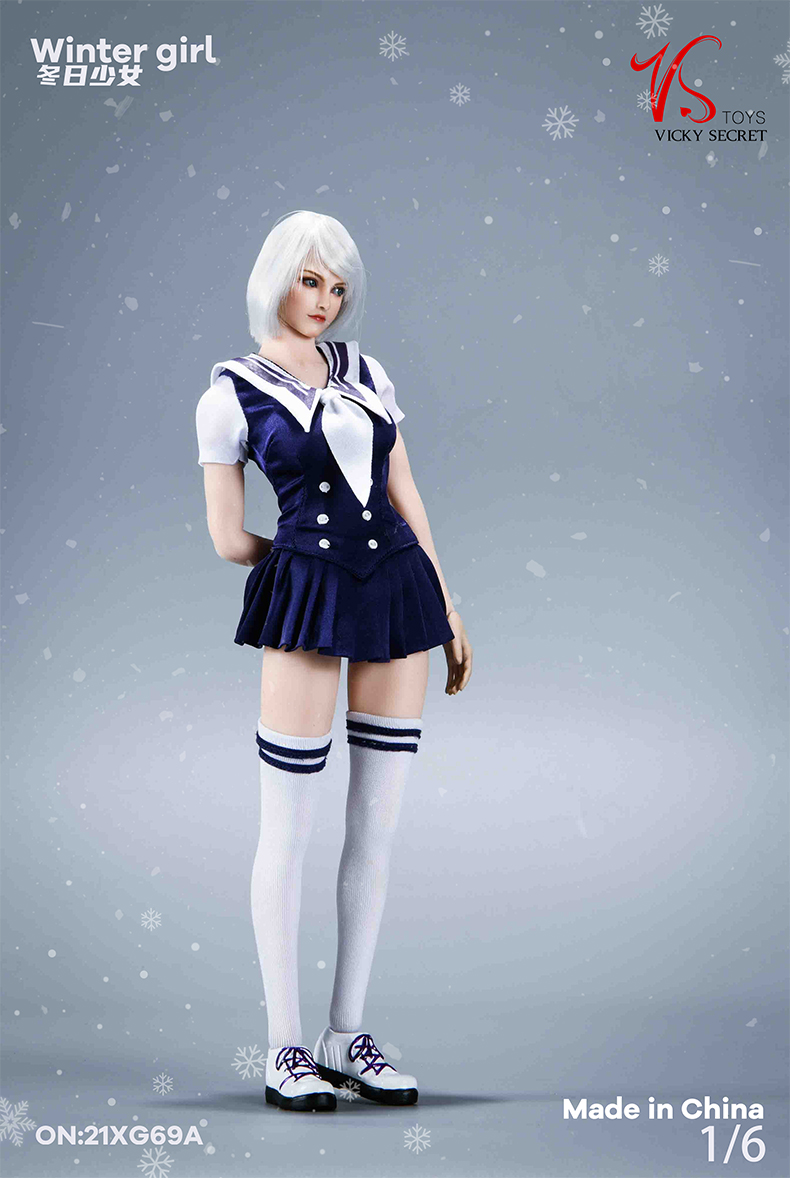 clothing - NEW PRODUCT: VSToys: 1/6 Winter Girl Combination Head Sculpture + JK Clothing and Shoes 00220711