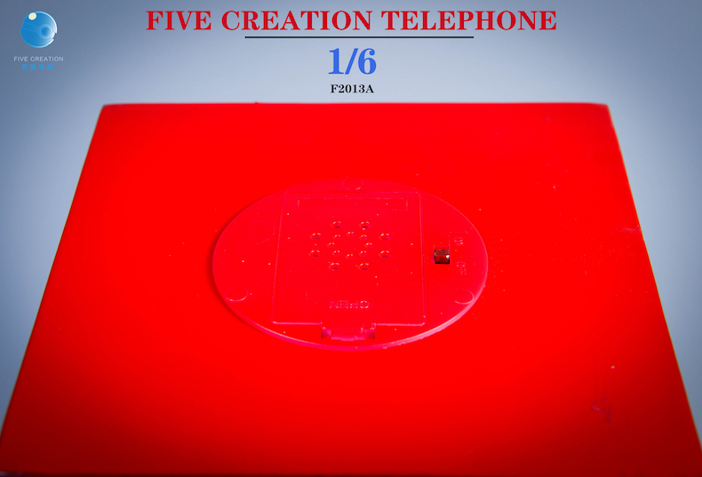 NEW PRODUCT: FiveToys: 1/6 Phone booth scene platform F2013 00241912