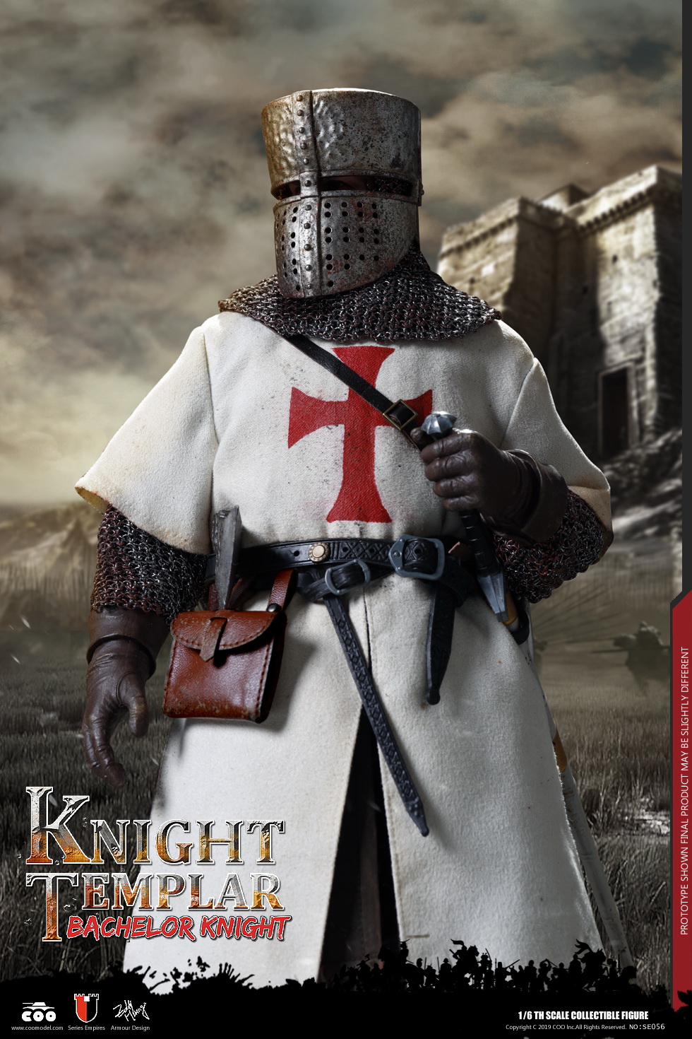 EmpireSeries - NEW PRODUCT: COOMODEL: 1/6 Empire series (alloy die casting) - Crusader Knights Templar / Teutonic / Hospital Single & Set 00250710