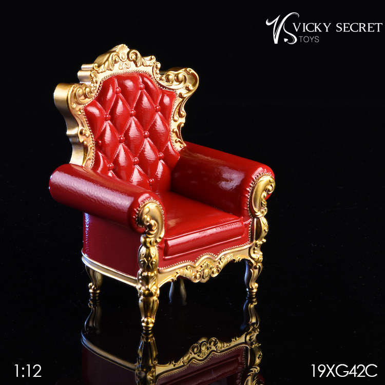 chair - NEW PRODUCT: VSTOYS: 1/6 European style arm chair 19XG40 & 1/12 ratio royal sofa 19XG42 00413611