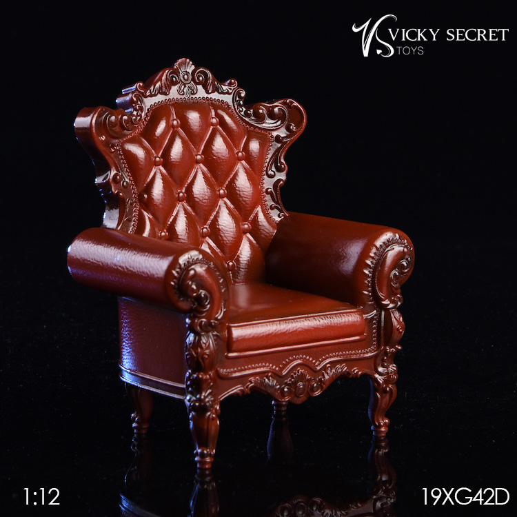 Chair - NEW PRODUCT: VSTOYS: 1/6 European style arm chair 19XG40 & 1/12 ratio royal sofa 19XG42 00414010