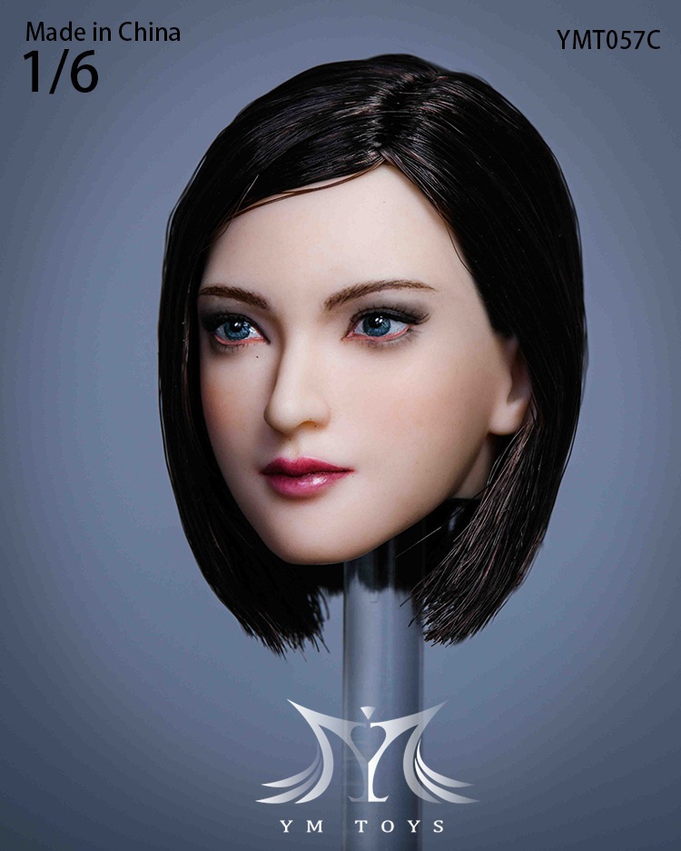 Tiantian - NEW PRODUCT: YMToys: 1/6 Female Head Carving Lulu YMT057 and Tiantian YMT058 00441410