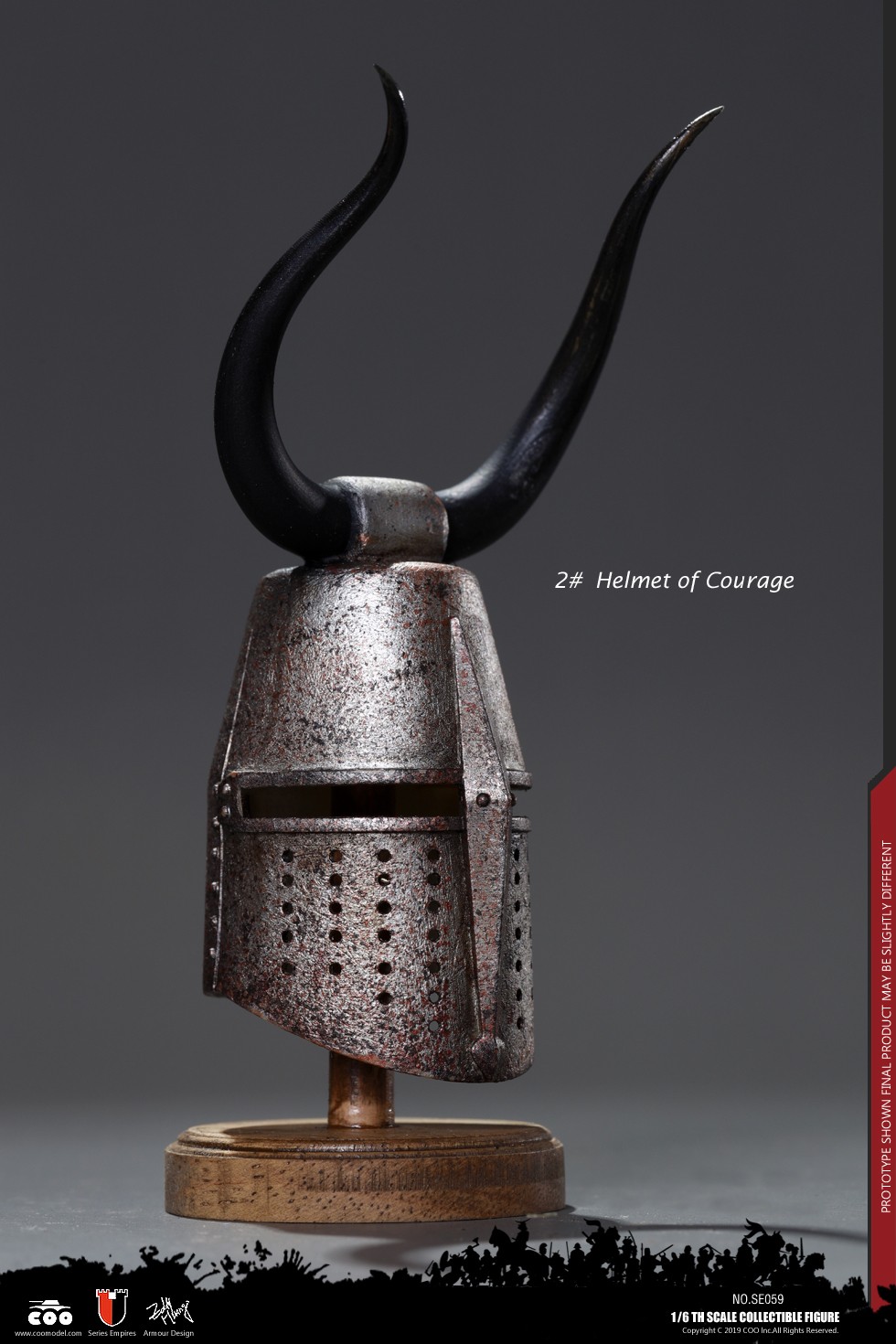 Crusades - NEW PRODUCT: COOMODEL: 1/6 Empire Series (Alloy Die Casting) - Crusader Helmet (Three Helmet Set) NO.SE059 00522110