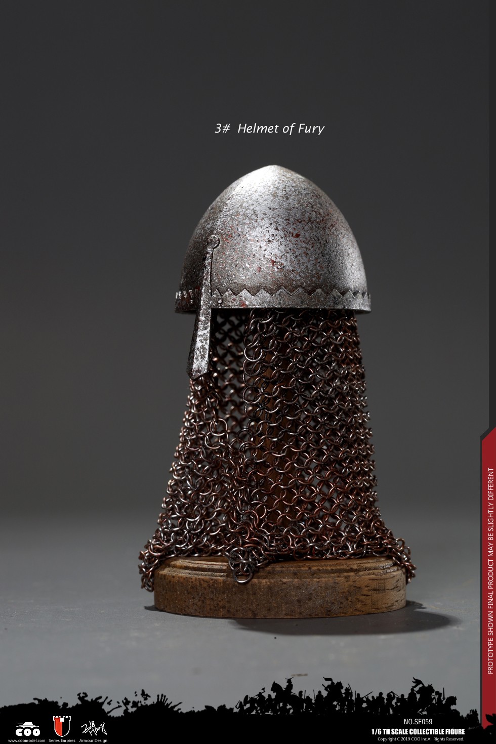 Medieval - NEW PRODUCT: COOMODEL: 1/6 Empire Series (Alloy Die Casting) - Crusader Helmet (Three Helmet Set) NO.SE059 00522210