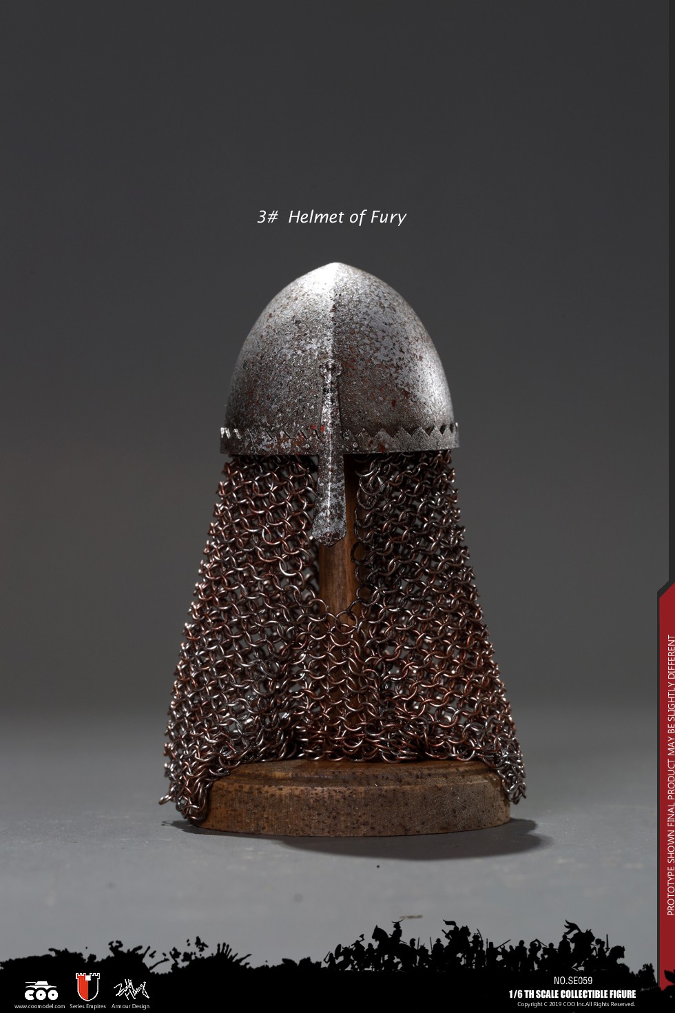 Medieval - NEW PRODUCT: COOMODEL: 1/6 Empire Series (Alloy Die Casting) - Crusader Helmet (Three Helmet Set) NO.SE059 00522211