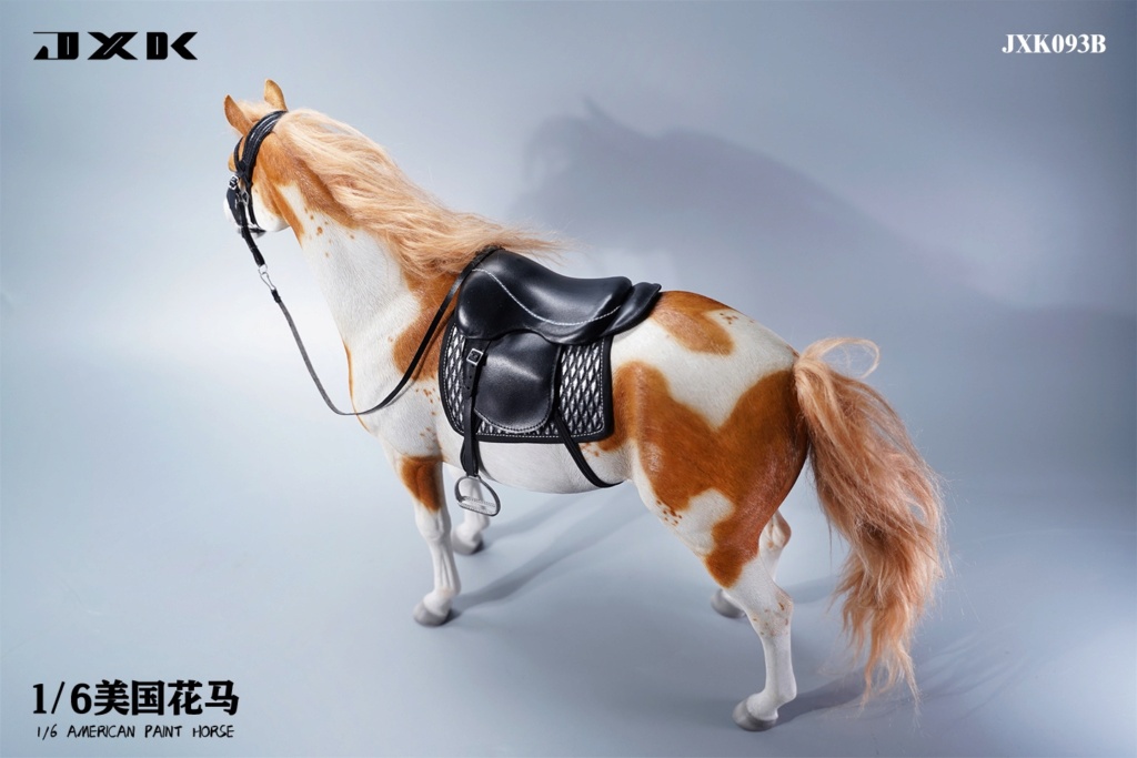 Accessory - NEW PRODUCT: JXK Studio: 1/6 Pinto Horse JXK094 Animal Model GK 01371512