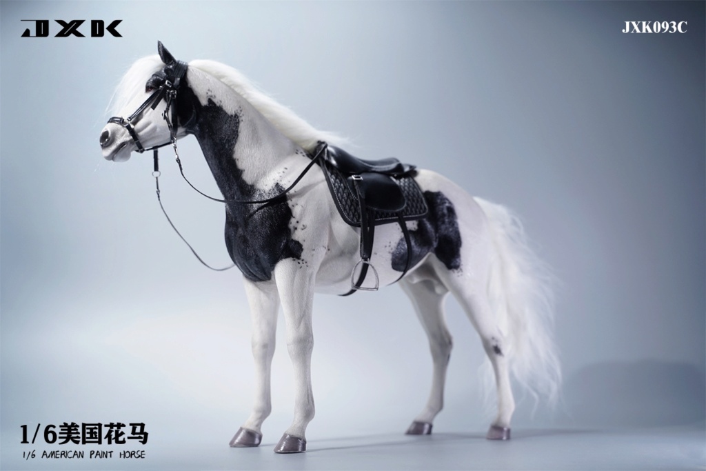 Accessory - NEW PRODUCT: JXK Studio: 1/6 Pinto Horse JXK094 Animal Model GK 01371812