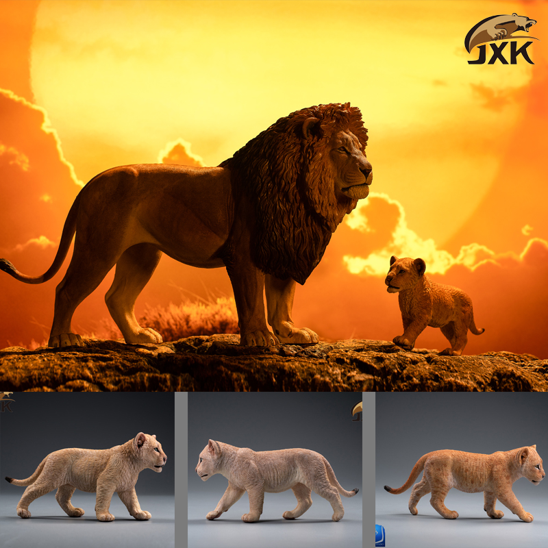 accessory - NEW PRODUCT: JXK/Kaiser: 1/6 Lion King - Little Simba and Nana 01535510