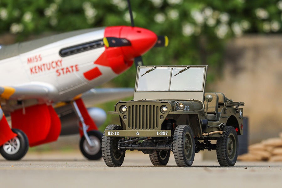 NEW PRODUCT: ROCHOBBY: 1/6 scale 1941 MB climber (Wasley Jeep) remote control climbing car  01a95410