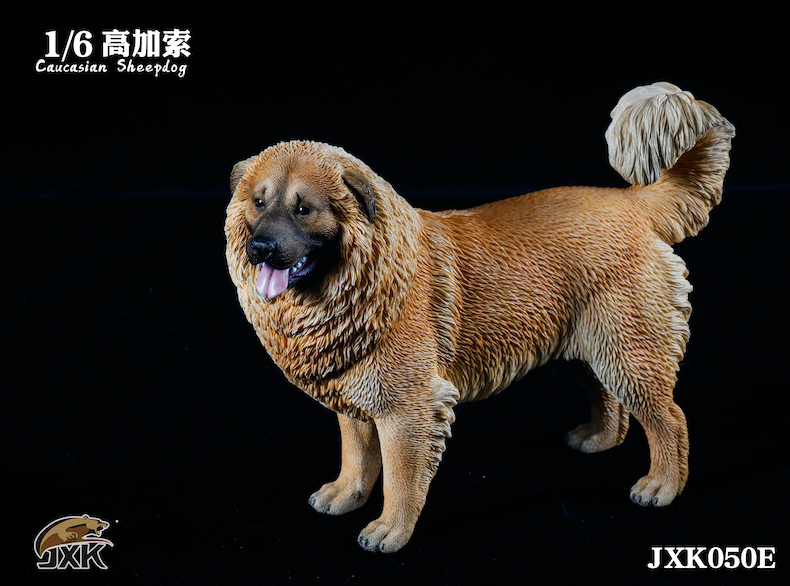 JXK - NEW PRODUCT: JXK: Caucasian Shepherd Dog JXK050 & African Hyena JXK051 Striped Hyena 02001312