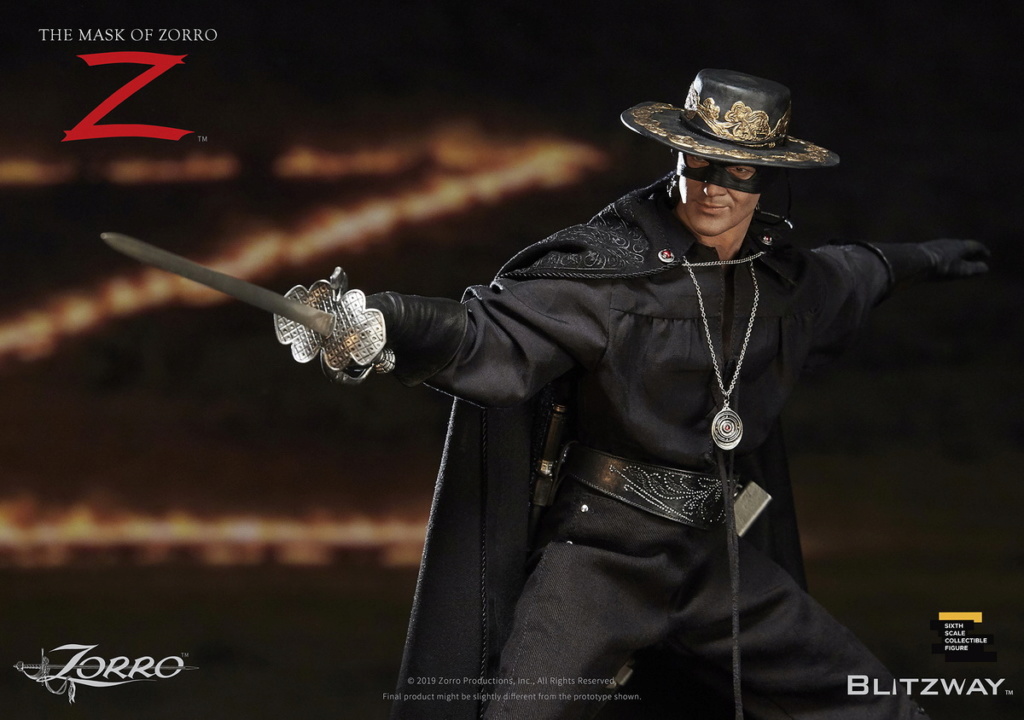 Blitzway - NEW PRODUCT: Blitzway: 1/6 "Mask of Zorro" 1998- Zorro/Zorro-Double-headed Vulture Configuration (#BW-UMS 11101) 05505510