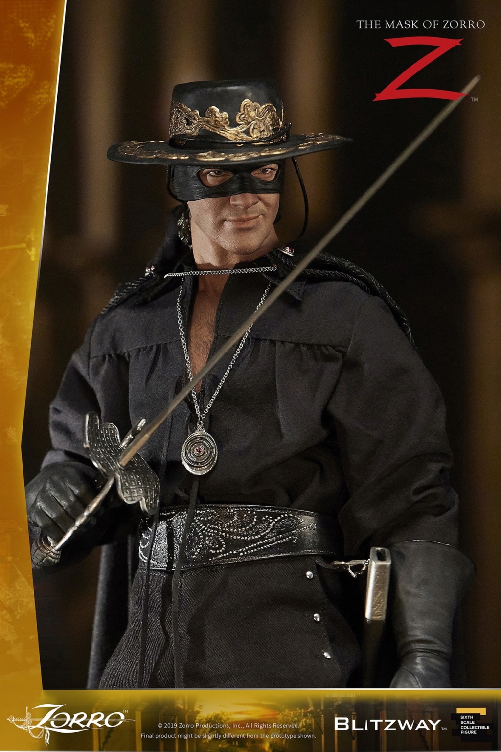 Zorro - NEW PRODUCT: Blitzway: 1/6 "Mask of Zorro" 1998- Zorro/Zorro-Double-headed Vulture Configuration (#BW-UMS 11101) 05510810