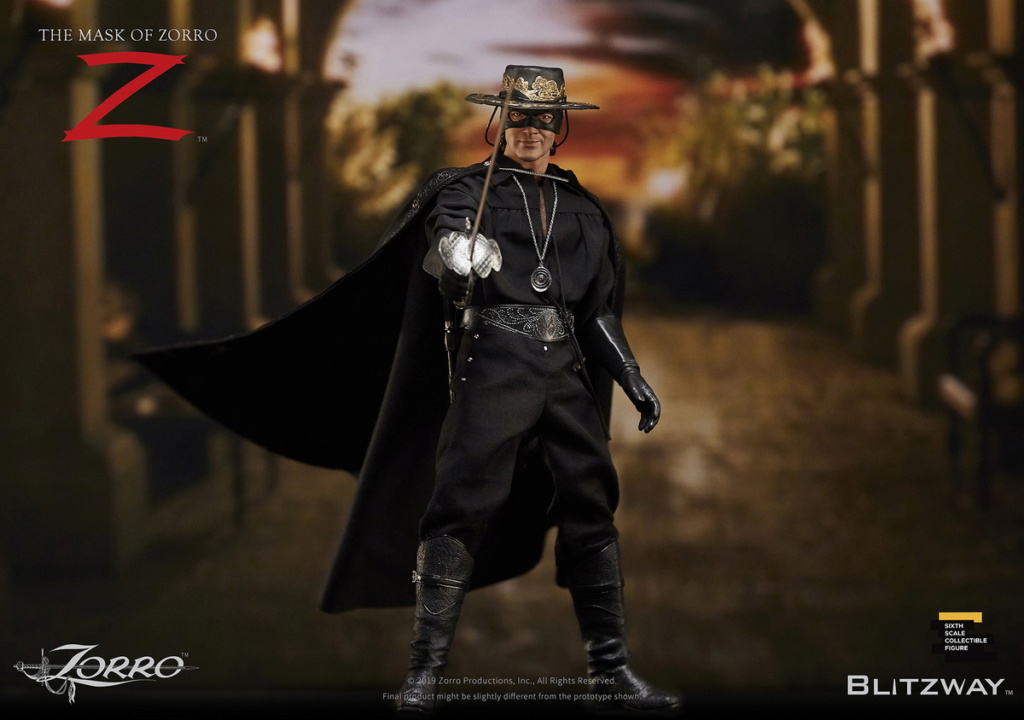 Zorro - NEW PRODUCT: Blitzway: 1/6 "Mask of Zorro" 1998- Zorro/Zorro-Double-headed Vulture Configuration (#BW-UMS 11101) 05520310