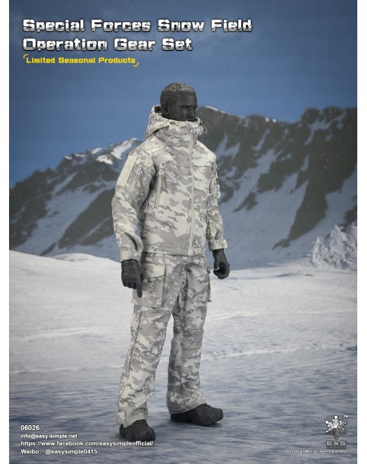 modernmilitary - NEW PRODUCT: Easy&Simple 06026 1/6 Scale Special Forces Snow Field Operation Gear Set 06026-20