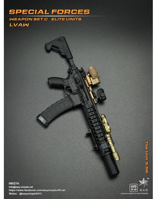 LVAW - NEW PRODUCT: Easy&Simple 06027 1/6 Scale Special Forces Weapon Set C Elite Units LVAW 06027-18
