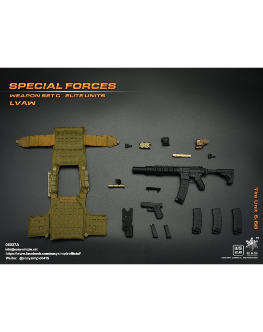 EliteUnits - NEW PRODUCT: Easy&Simple 06027 1/6 Scale Special Forces Weapon Set C Elite Units LVAW 06027-22