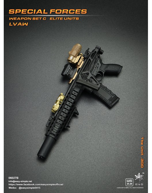 modernmilitary - NEW PRODUCT: Easy&Simple 06027 1/6 Scale Special Forces Weapon Set C Elite Units LVAW 06027-24