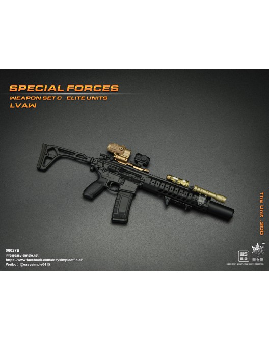 NEW PRODUCT: Easy&Simple 06027 1/6 Scale Special Forces Weapon Set C Elite Units LVAW 06027-25