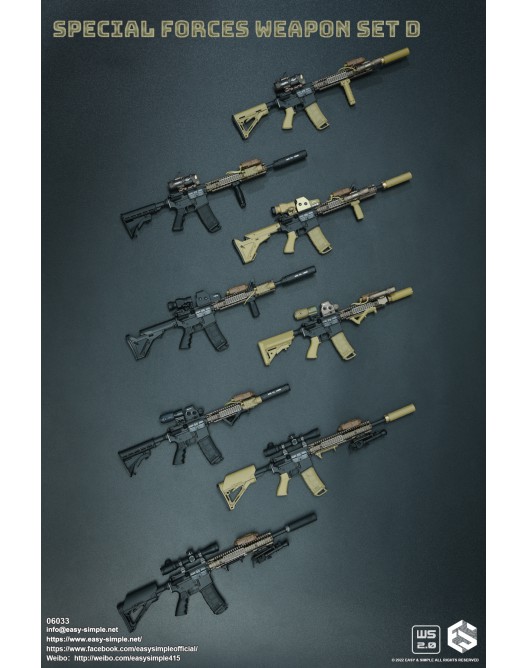 modernmilitary - NEW PRODUCT: Easy&Simple: 06033 1/6 Scale 06033 Special Forces Weapon Set (8 Styles) 06033-10