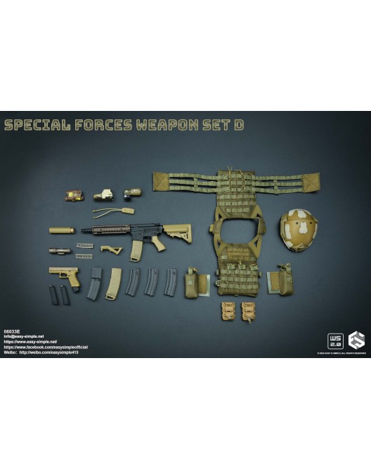 weaponset - NEW PRODUCT: Easy&Simple: 06033 1/6 Scale 06033 Special Forces Weapon Set (8 Styles) 06033e16