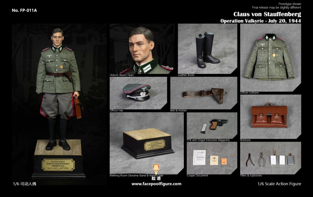 ClausvonStauffenberg - NEW PRODUCT: Facepool: 1/6 Exploring history series: Operation Valkyrie (accessories correction) 06474710